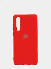 Алый защитный силиконовый чехол Silicone Cover HUAWEI P30 2019
