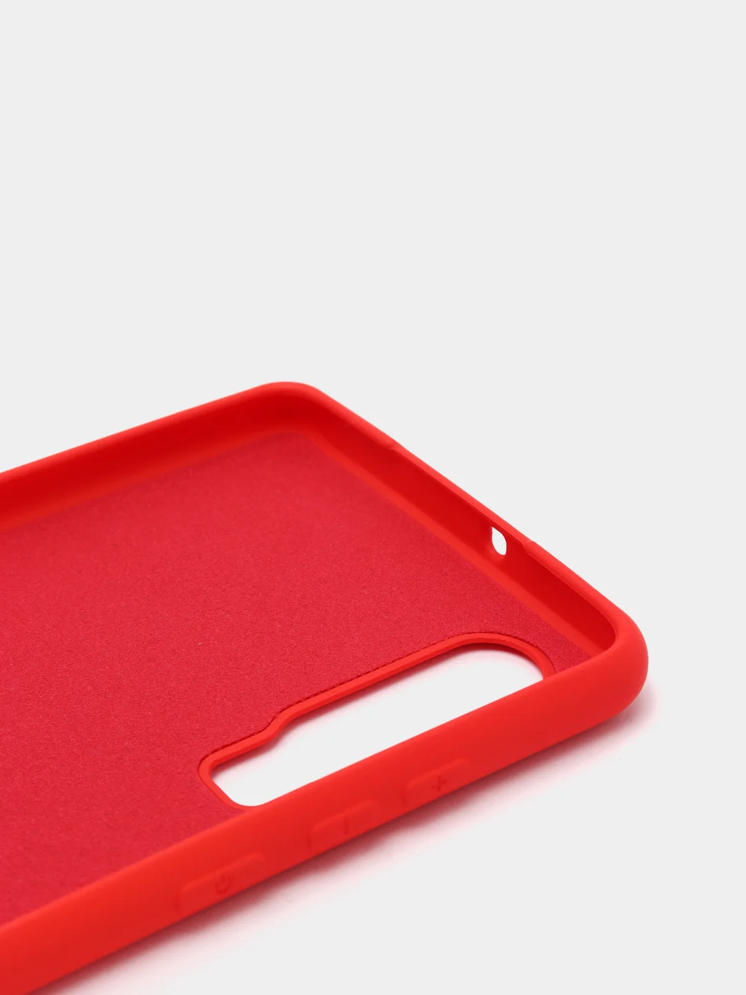 Алый защитный силиконовый чехол Silicone Cover HUAWEI P30 2019