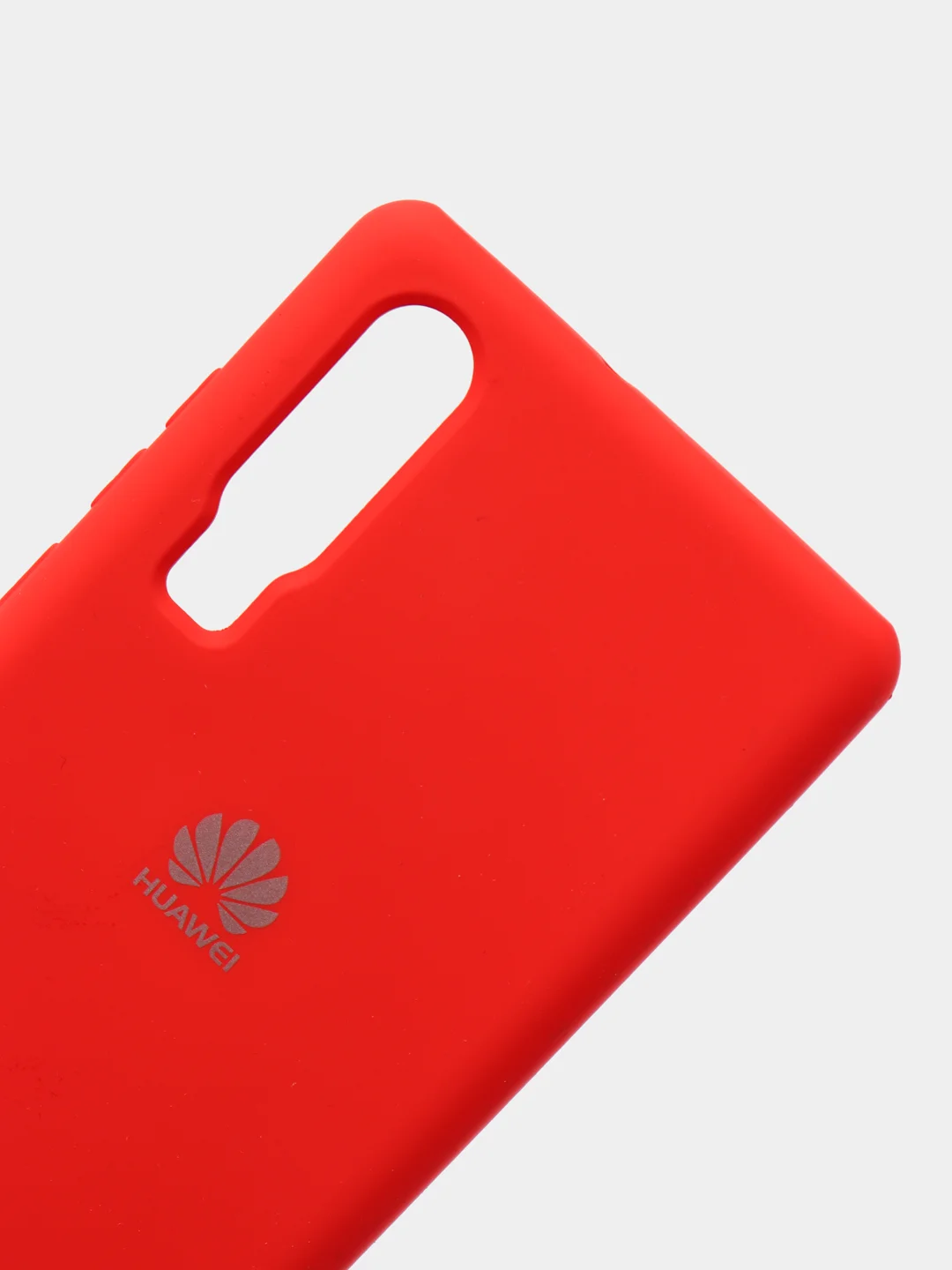 Алый защитный силиконовый чехол Silicone Cover HUAWEI P30 2019