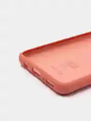 Пастельно-коралловый защитный силиконовый чехол Silikone Cover для Samsung A41