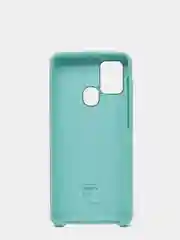 Бирюзовый защитный силиконовый чехол Silikone Cover для Samsung A21S