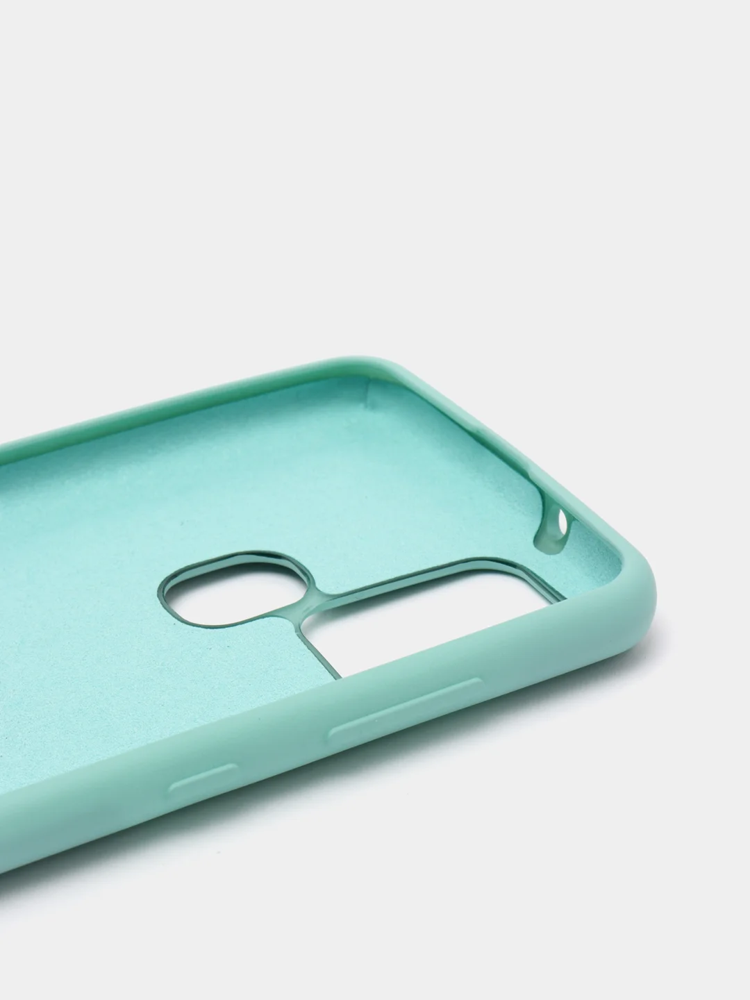 Бирюзовый защитный силиконовый чехол Silikone Cover для Samsung A21S