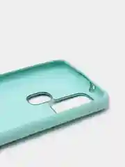 Бирюзовый защитный силиконовый чехол Silikone Cover для Samsung A21S
