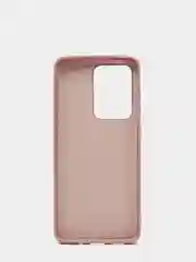 Бежевый защитный силиконовый чехол Silikone Cover для Samsung S20 ULTRA