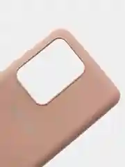 Бежевый защитный силиконовый чехол Silikone Cover для Samsung S20 ULTRA