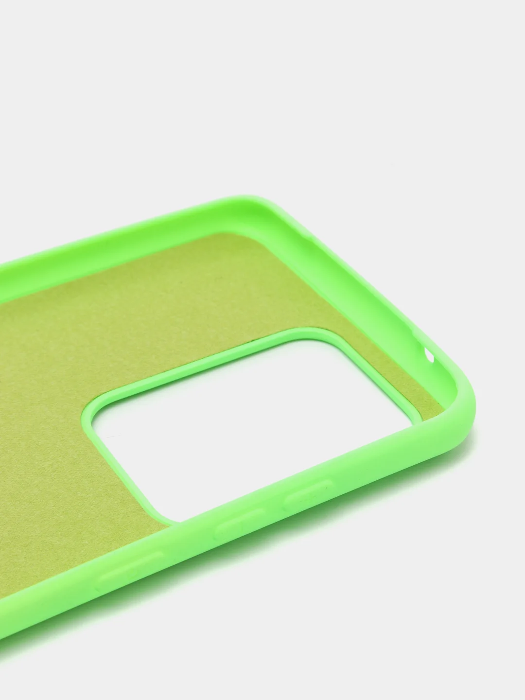 Салатовый защитный силиконовый чехол Silikone Cover для Samsung S20 ULTRA