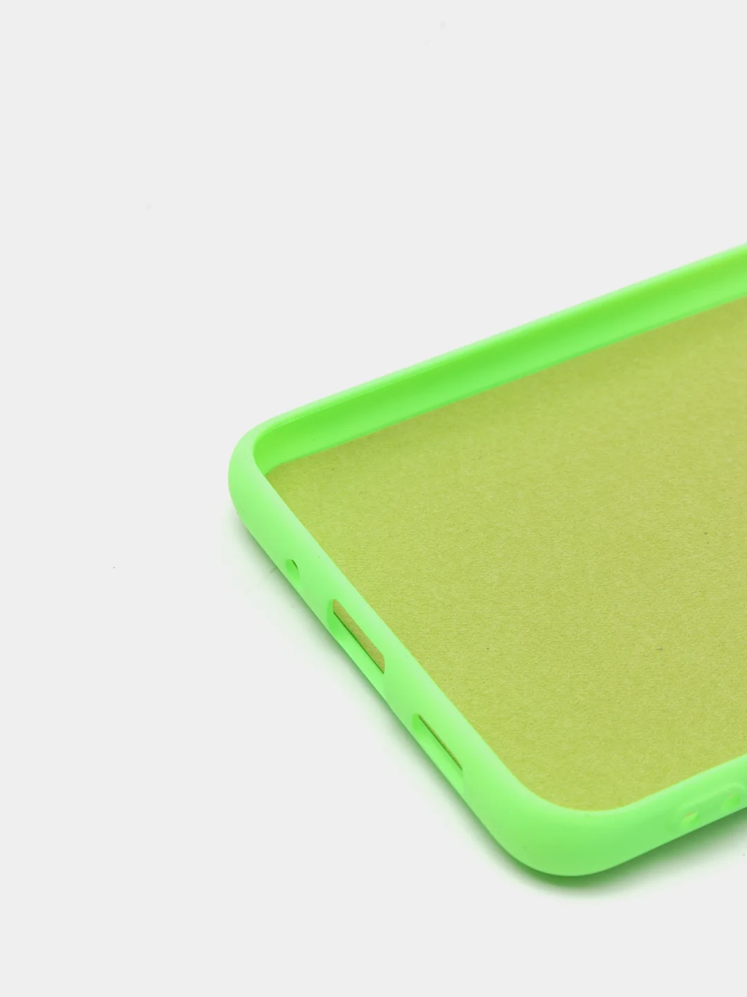 Салатовый защитный силиконовый чехол Silikone Cover для Samsung S20 ULTRA