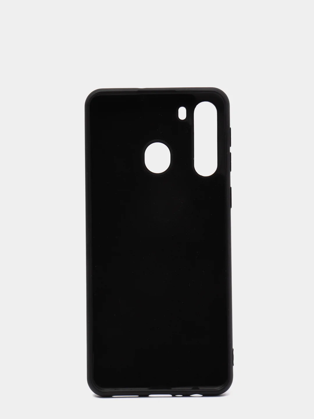 Черный защитный силиконовый чехол Silikone Cover для Samsung A21