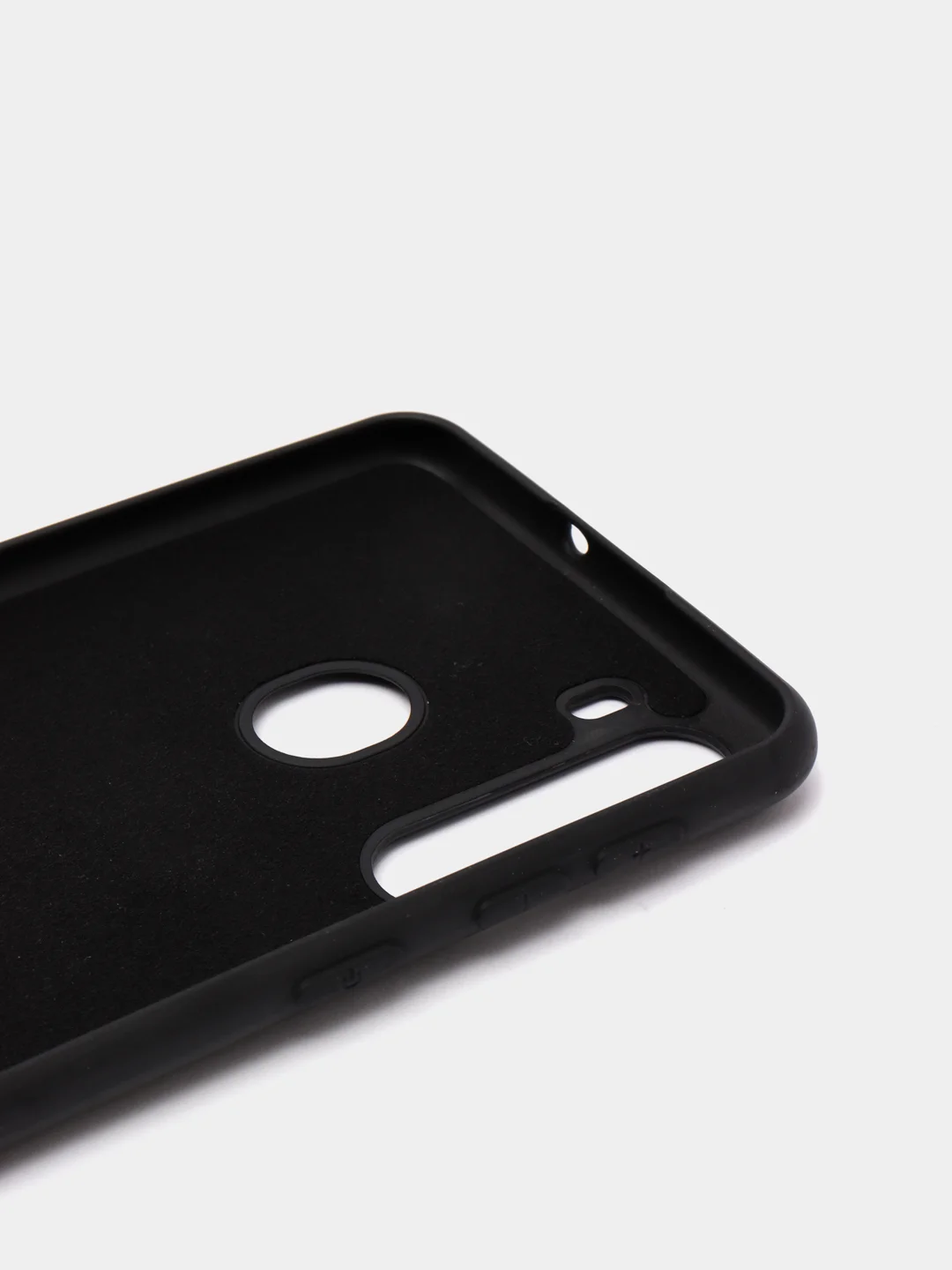Черный защитный силиконовый чехол Silikone Cover для Samsung A21