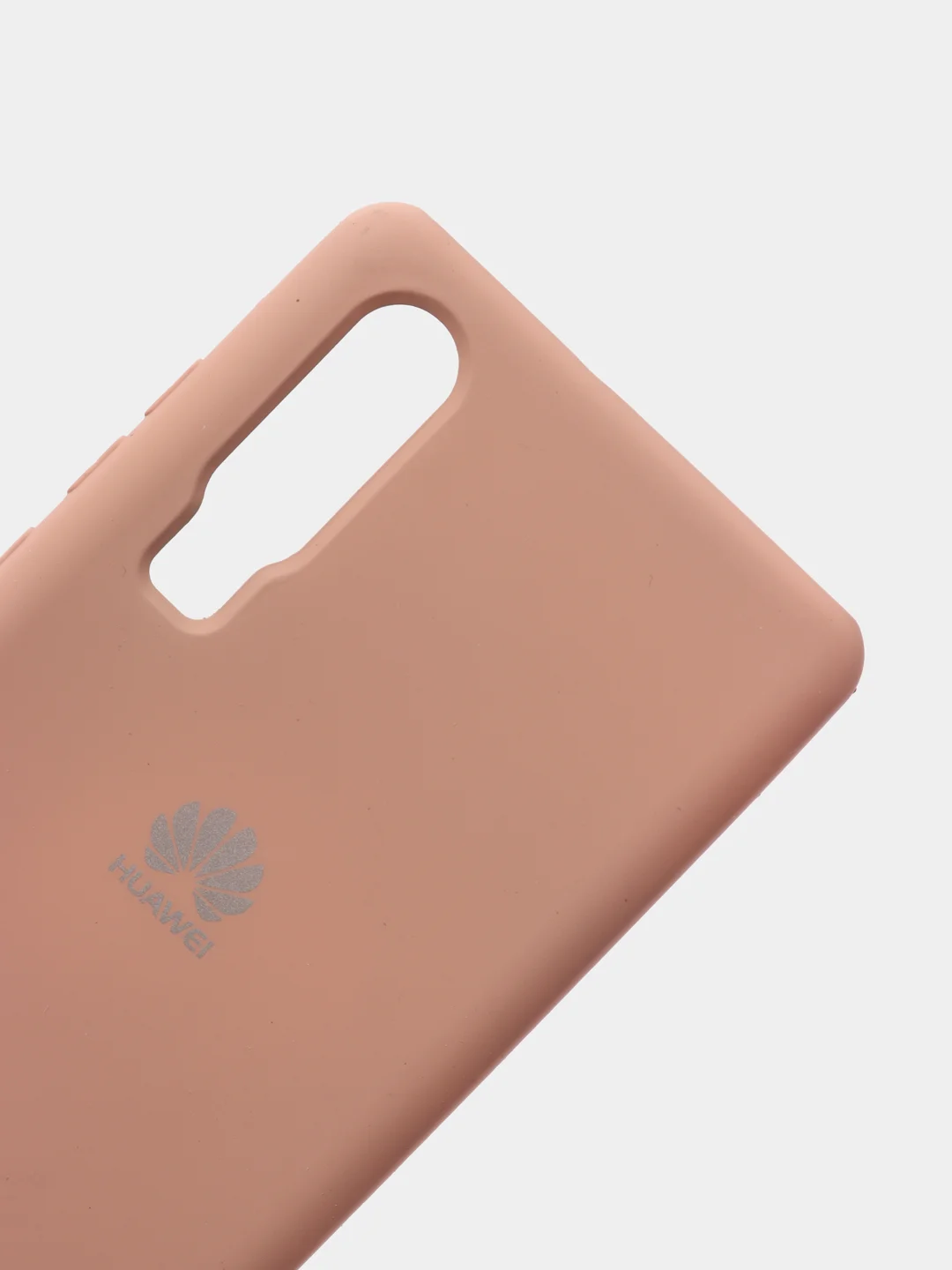 Бежевый меланж защитный силиконовый чехол Silicone Cover HUAWEI P30 2019