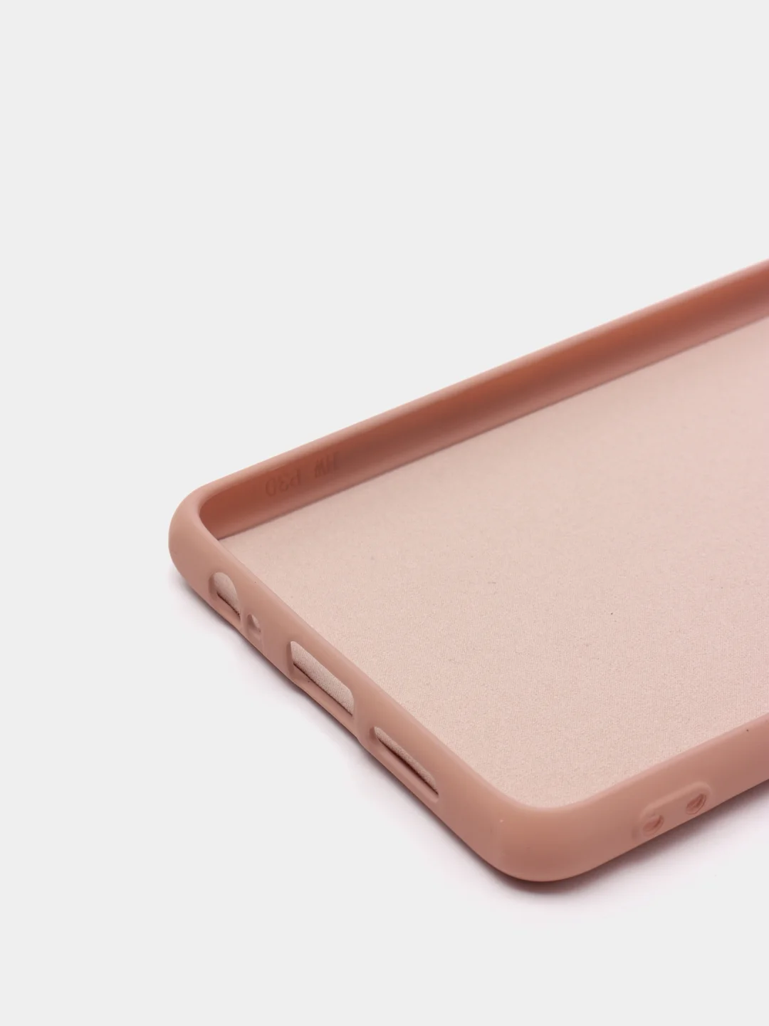 Бежевый меланж защитный силиконовый чехол Silicone Cover HUAWEI P30 2019