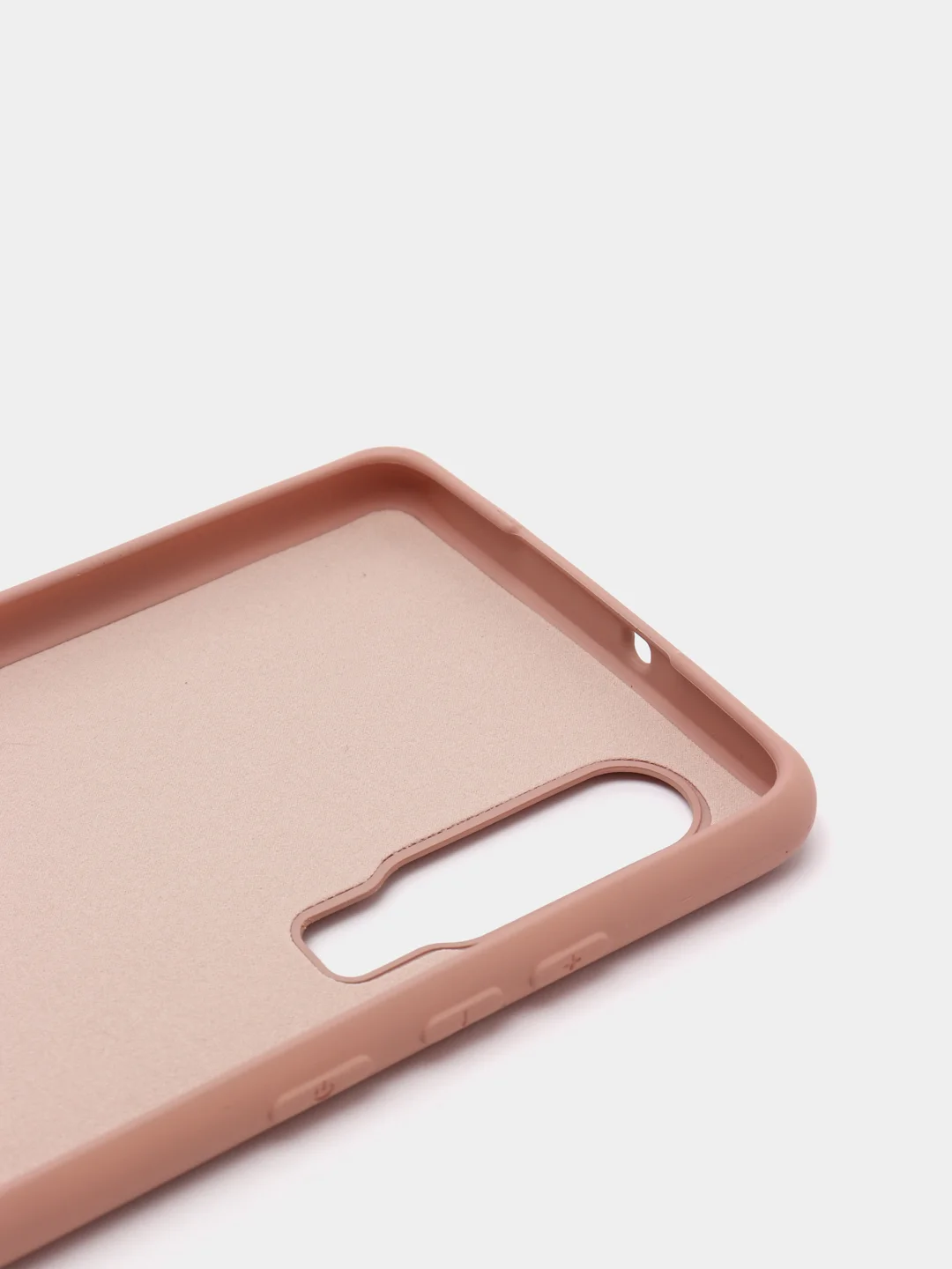 Бежевый меланж защитный силиконовый чехол Silicone Cover HUAWEI P30 2019