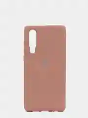 Бежевый меланж защитный силиконовый чехол Silicone Cover HUAWEI P30 2019