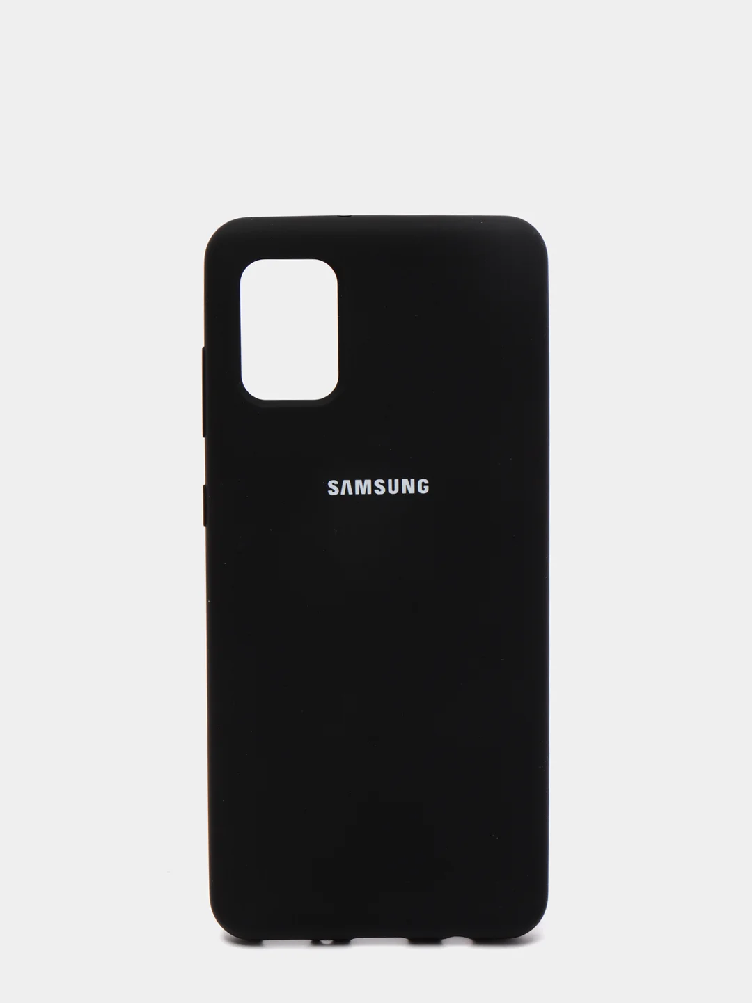 Черный защитный силиконовый чехол Silikone Cover для Samsung A31