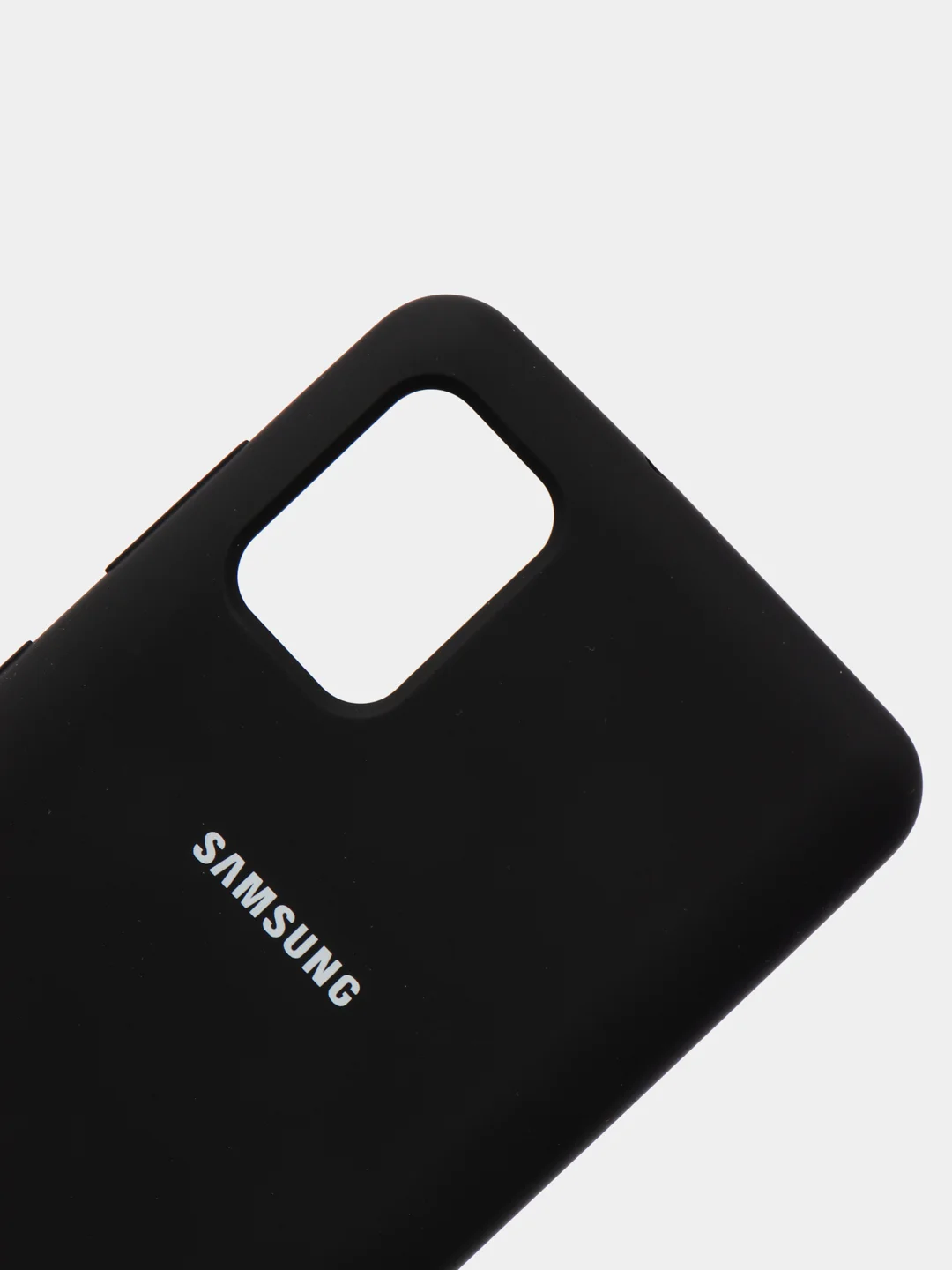 Черный защитный силиконовый чехол Silikone Cover для Samsung A31