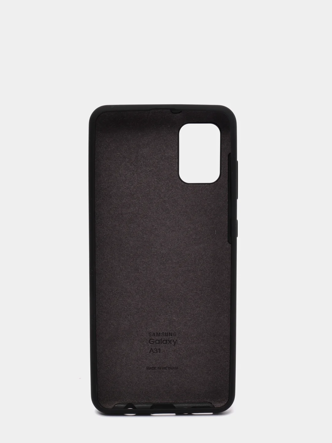 Черный защитный силиконовый чехол Silikone Cover для Samsung A31