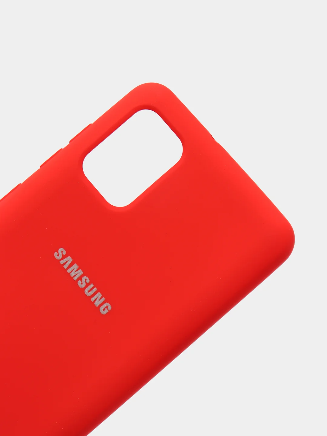 Алый защитный силиконовый чехол Silikone Cover для Samsung A31