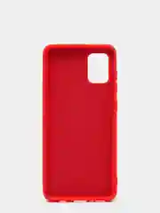 Алый защитный силиконовый чехол Silikone Cover для Samsung A31