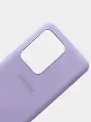 Лавандовый защитный силиконовый чехол Silikone Cover для Samsung S20 ULTRA