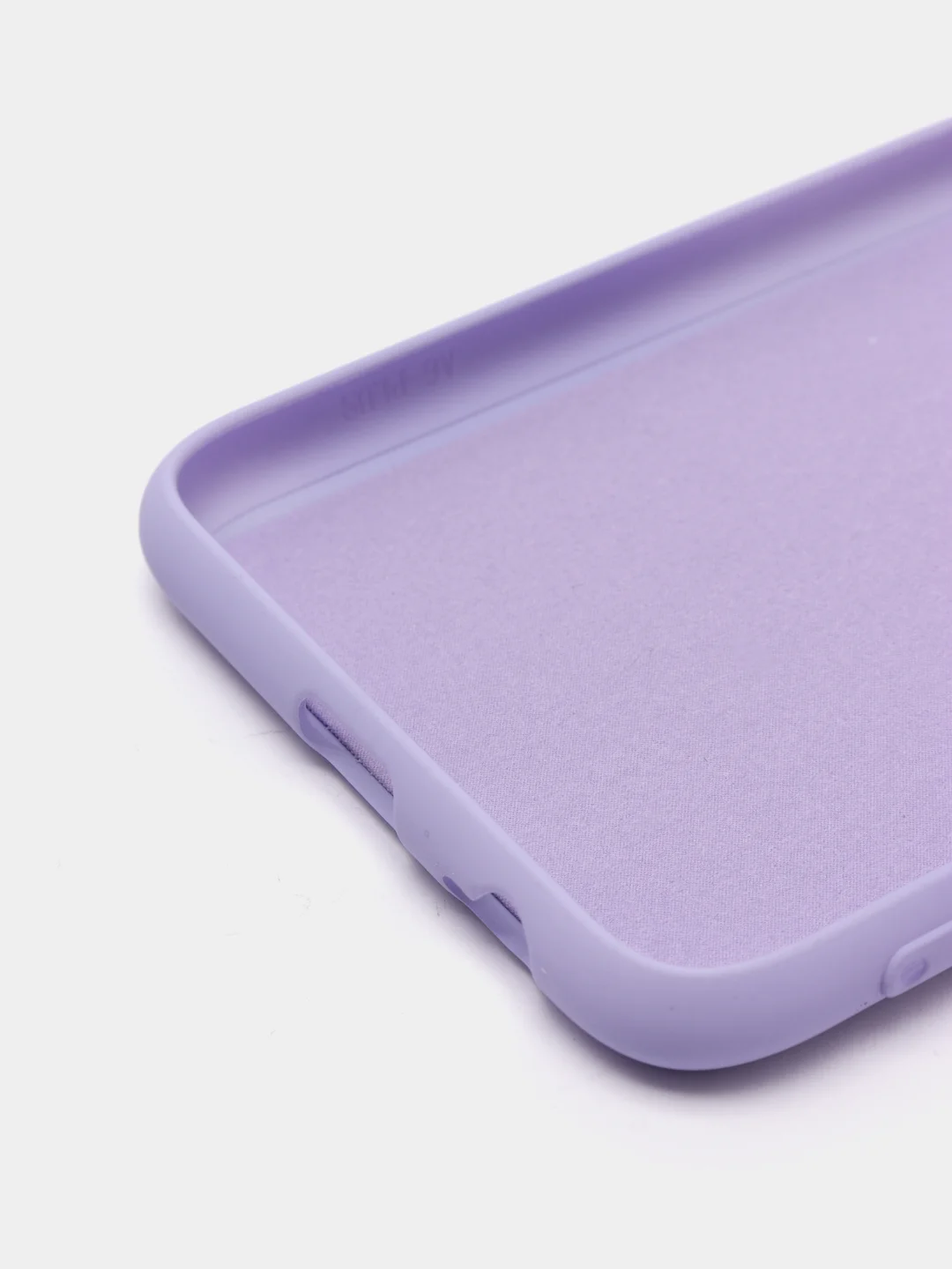 Сиреневый защитный силиконовый чехол Silikone Cover для Samsung A6 PLUS