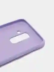 Сиреневый защитный силиконовый чехол Silikone Cover для Samsung A6 PLUS