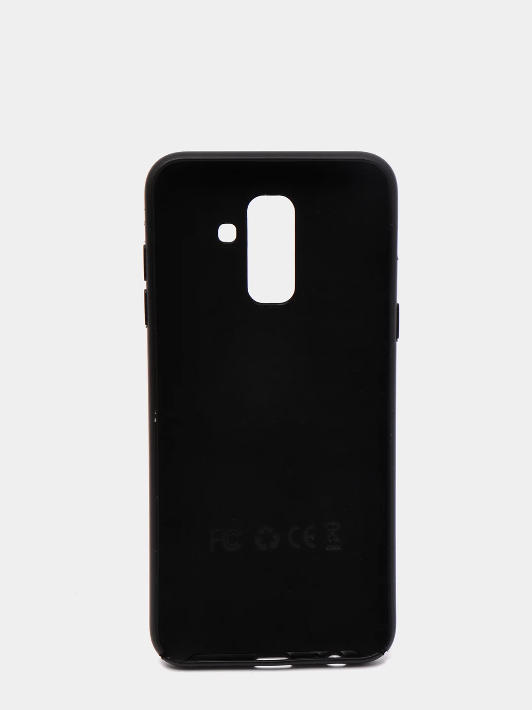 Черный защитный силиконовый чехол Silikone Cover для Samsung A6 PLUS