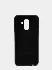 Черный защитный силиконовый чехол Silikone Cover для Samsung A6 PLUS