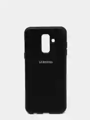 Черный защитный силиконовый чехол Silikone Cover для Samsung A6 PLUS