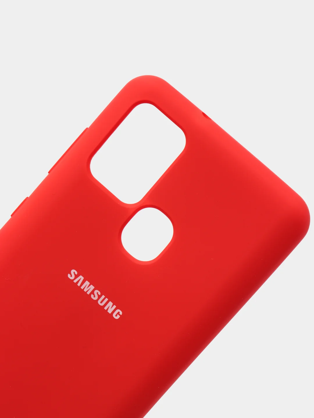 Алый защитный силиконовый чехол Silikone Cover для Samsung A21S