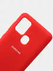 Алый защитный силиконовый чехол Silikone Cover для Samsung A21S