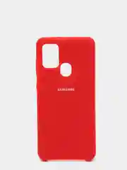 Алый защитный силиконовый чехол Silikone Cover для Samsung A21S
