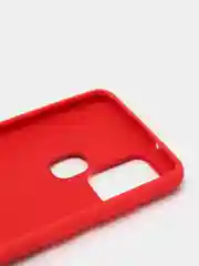 Алый защитный силиконовый чехол Silikone Cover для Samsung A21S