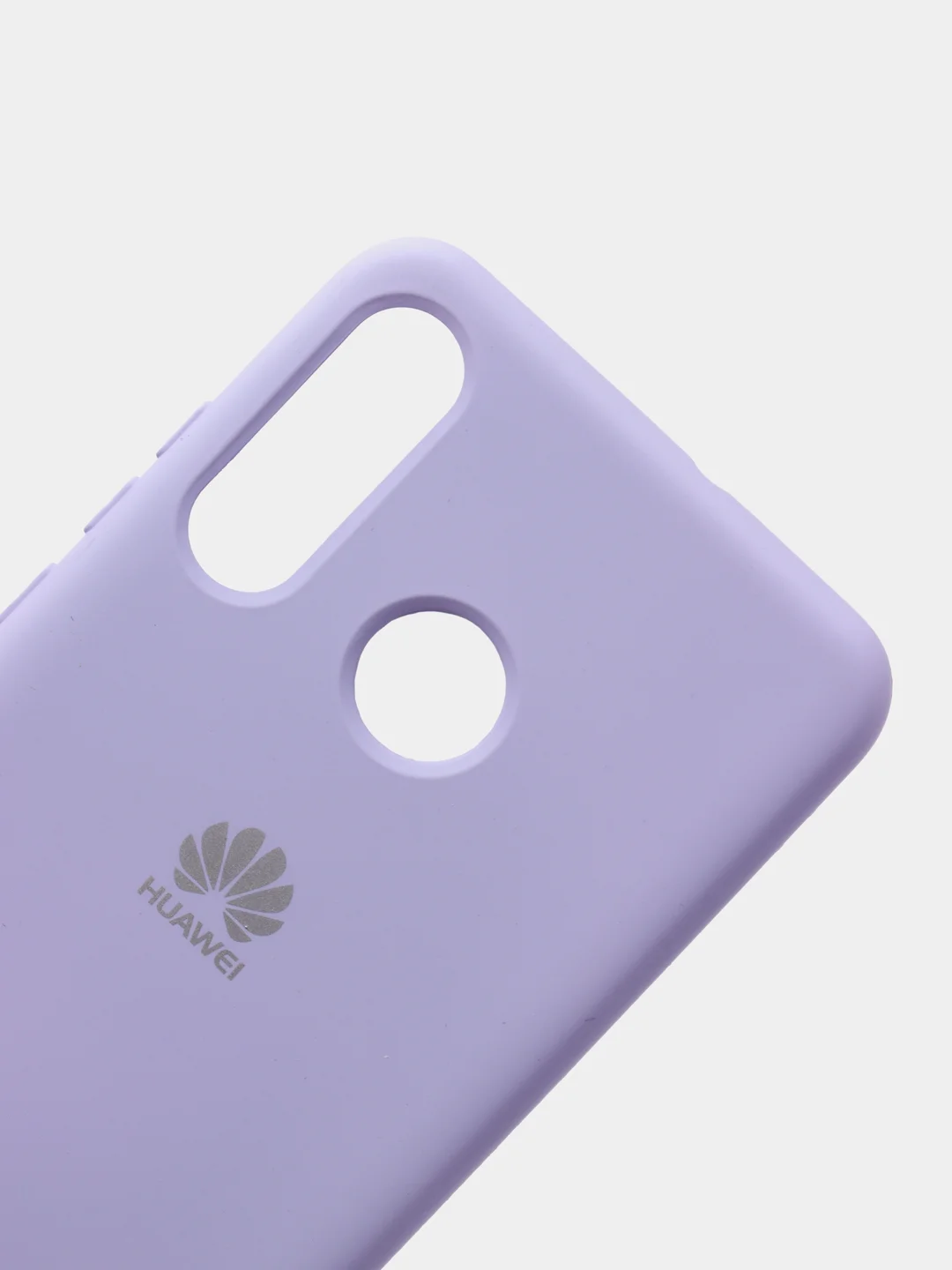 Лавандовый защитный силиконовый чехол Silicone Cover HUAWEI NOVA 4E