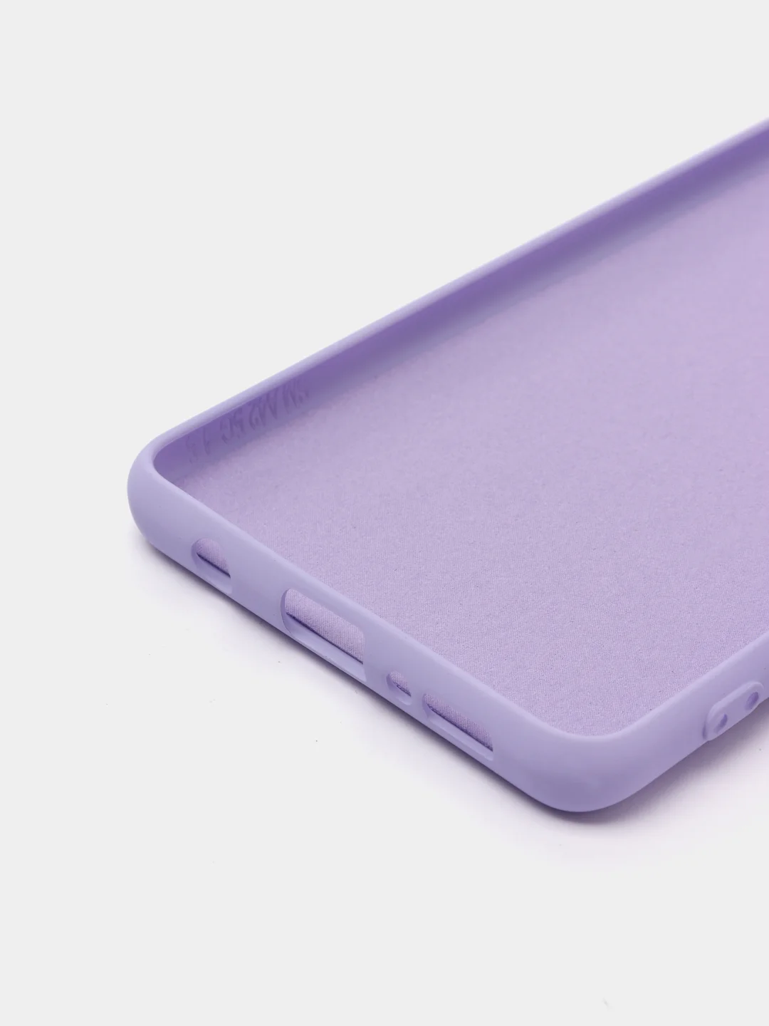 Лавандовый защитный силиконовый чехол Silikone Cover для Samsung A42