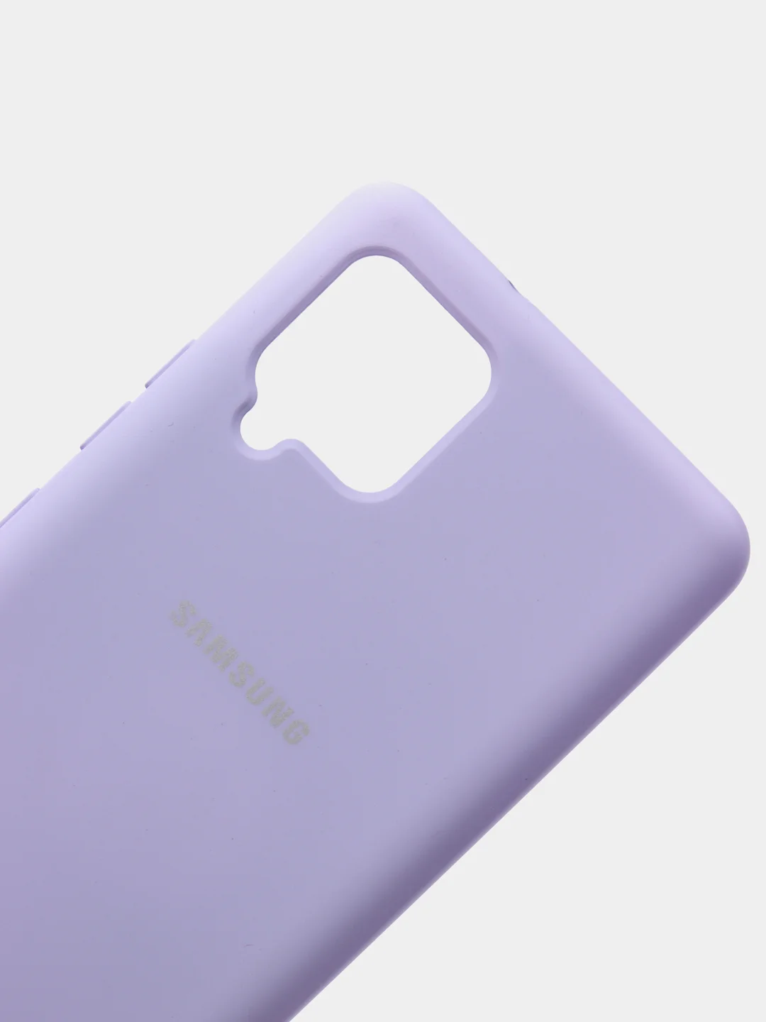 Лавандовый защитный силиконовый чехол Silikone Cover для Samsung A42
