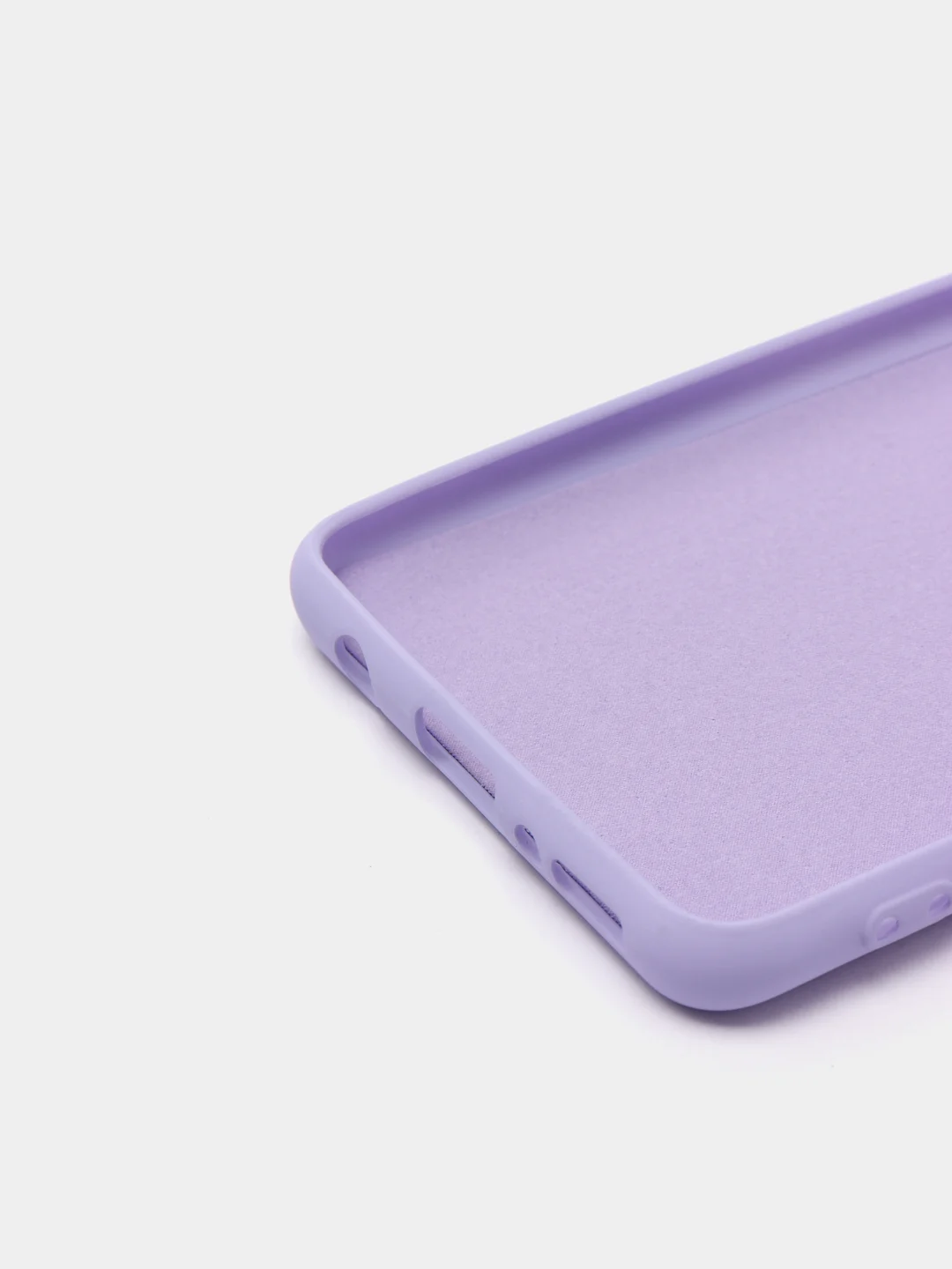 Лавандовый защитный силиконовый чехол Silikone Cover для Samsung A41