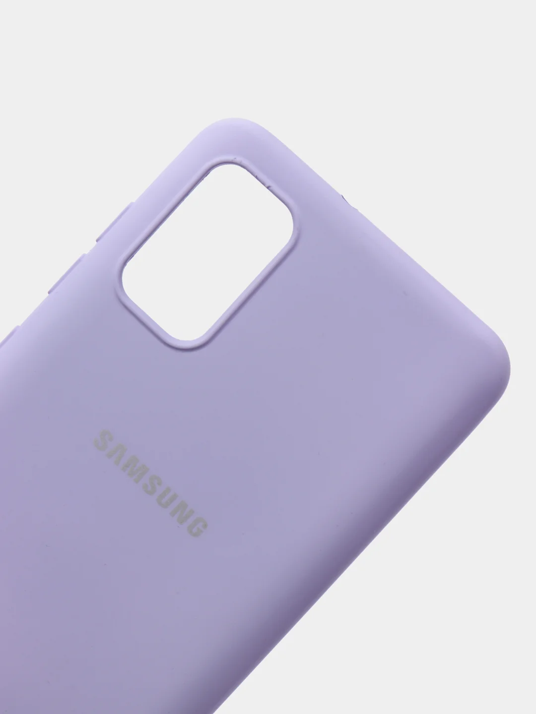 Лавандовый защитный силиконовый чехол Silikone Cover для Samsung A41