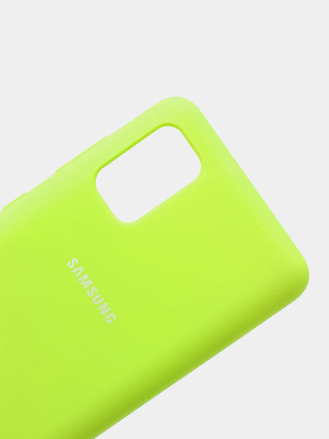 Салатовый защитный силиконовый чехол Silikone Cover для Samsung A41