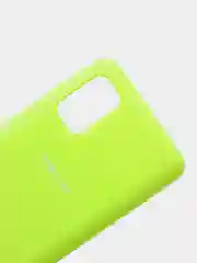 Салатовый защитный силиконовый чехол Silikone Cover для Samsung A41