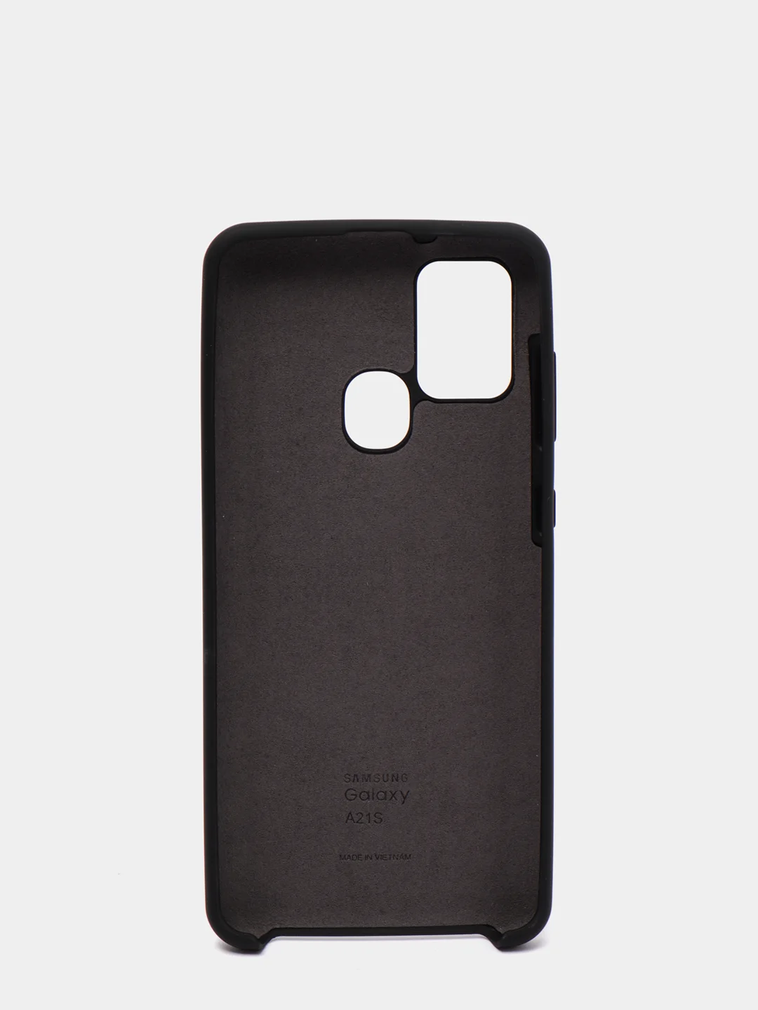 Черный защитный силиконовый чехол Silikone Cover для Samsung A21S