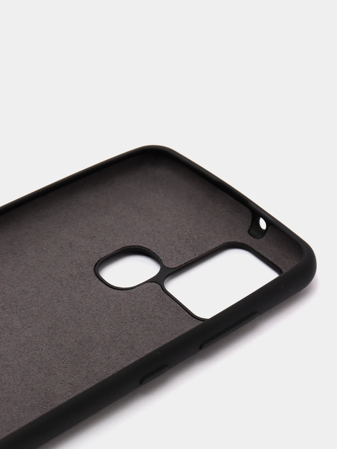 Черный защитный силиконовый чехол Silikone Cover для Samsung A21S