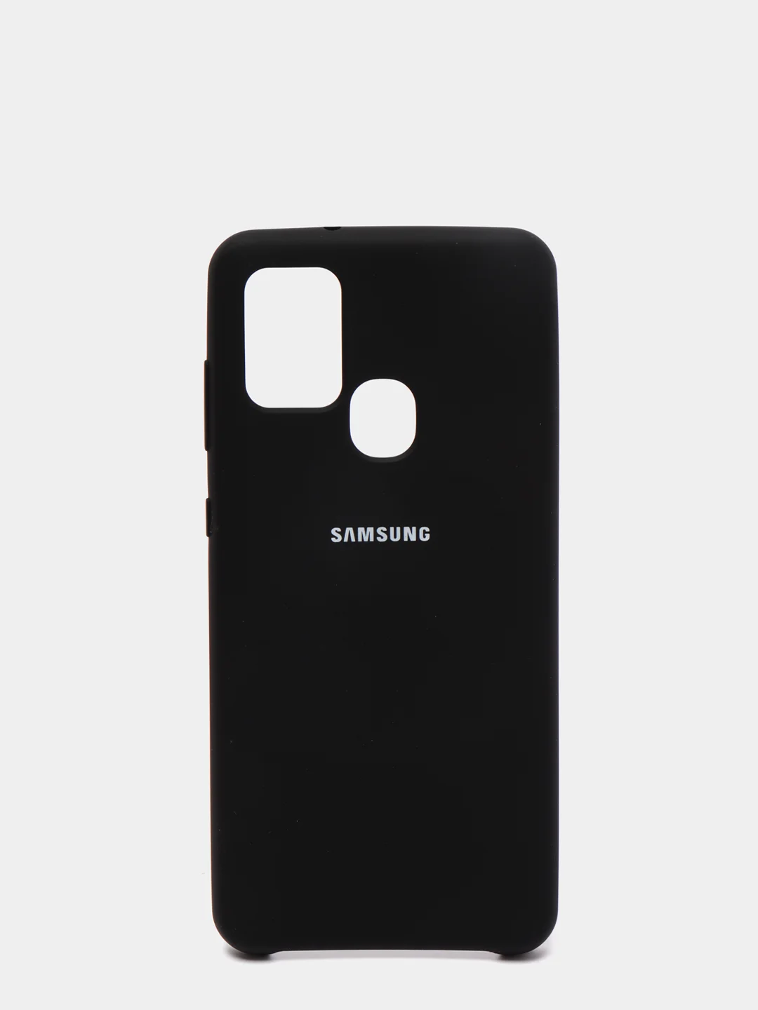 Черный защитный силиконовый чехол Silikone Cover для Samsung A21S
