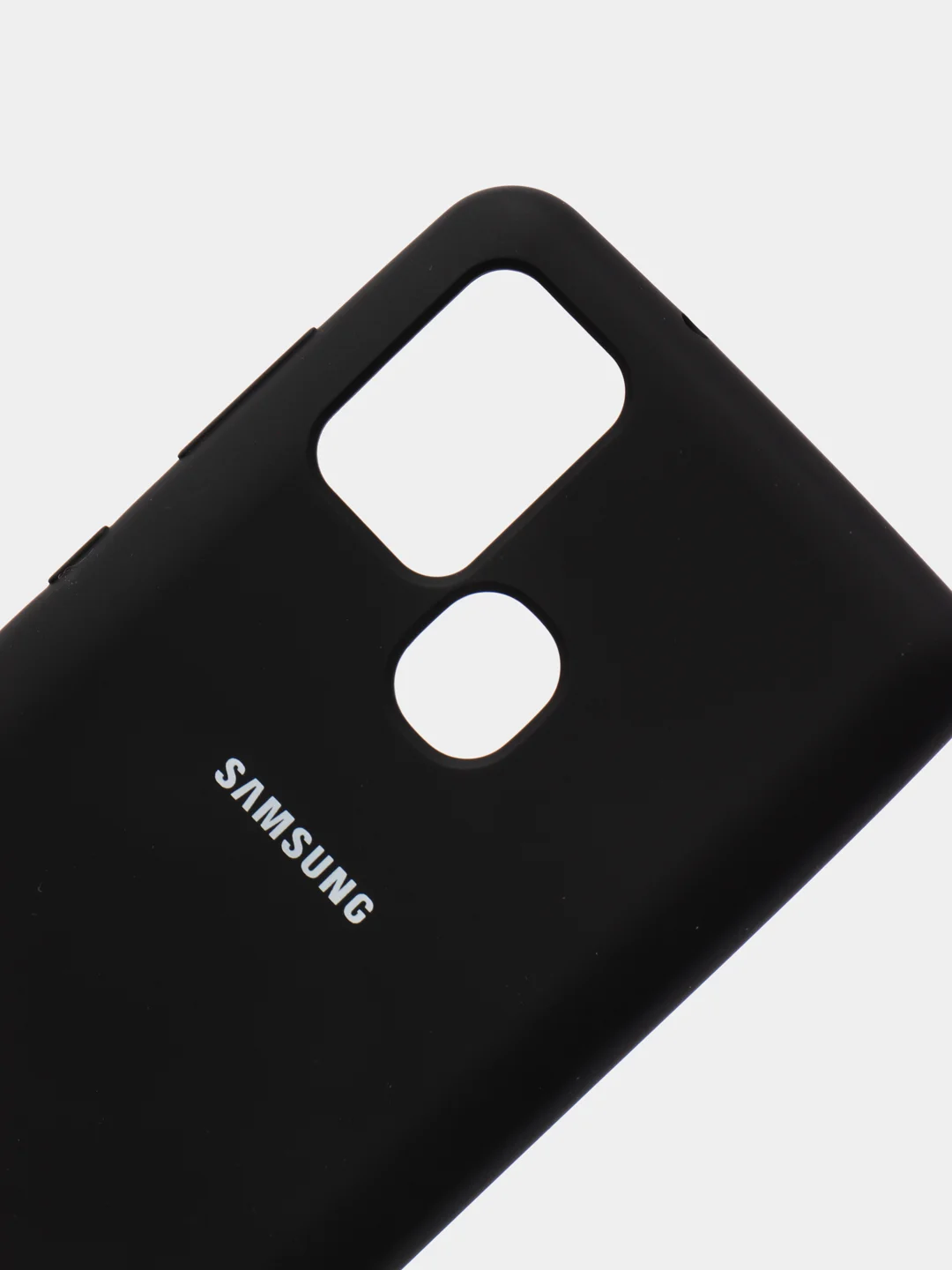 Черный защитный силиконовый чехол Silikone Cover для Samsung A21S