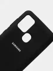 Черный защитный силиконовый чехол Silikone Cover для Samsung A21S