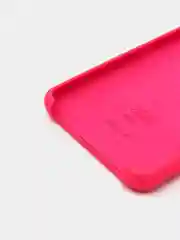Фуксия защитный силиконовый чехол Silikone Cover для Samsung A21S