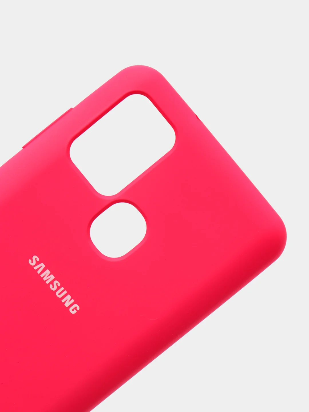 Фуксия защитный силиконовый чехол Silikone Cover для Samsung A21S