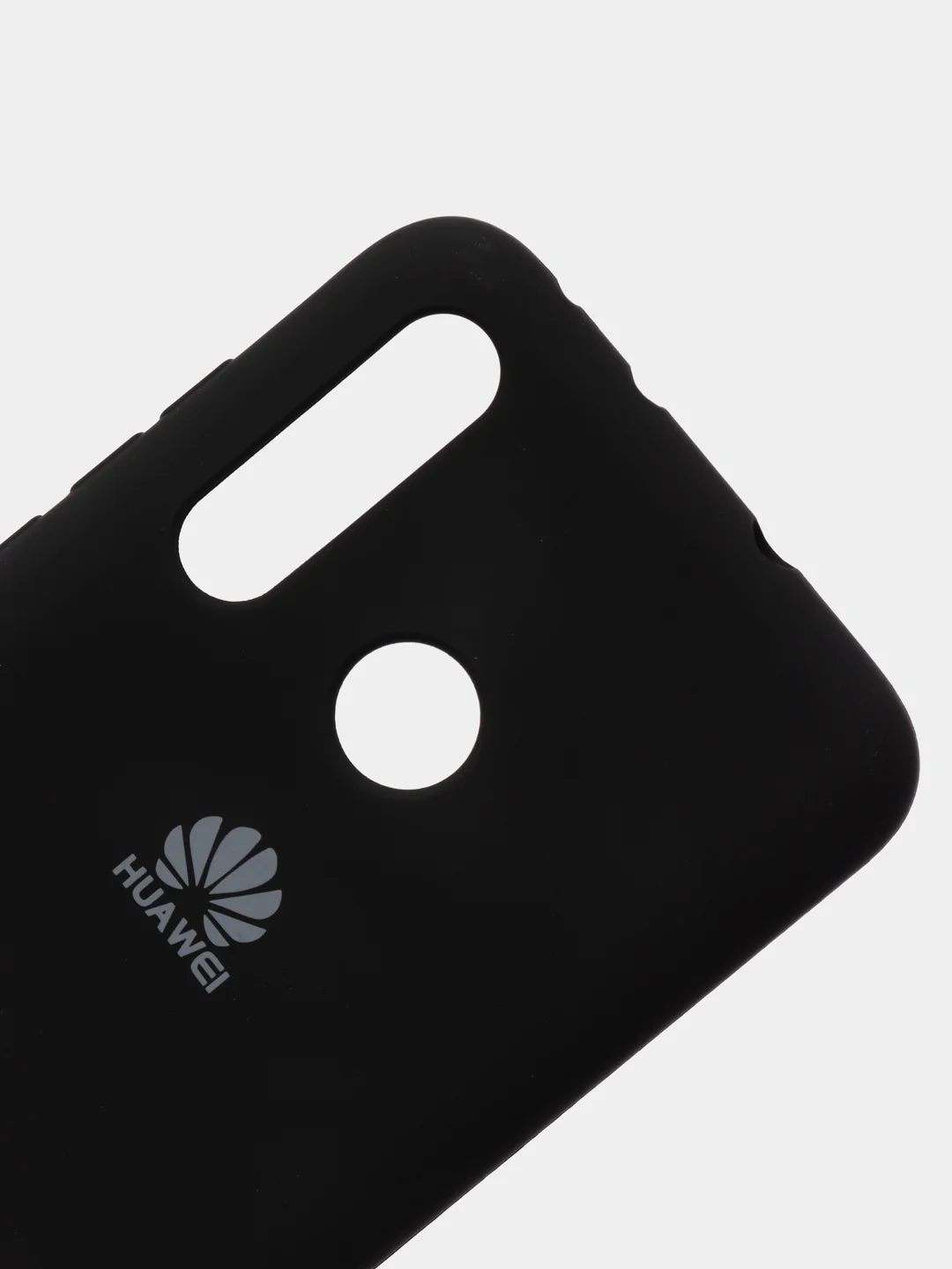 Черный защитный силиконовый чехол Silicone Cover HUAWEI NOVA 4