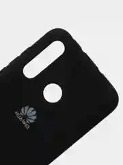Черный защитный силиконовый чехол Silicone Cover HUAWEI NOVA 4