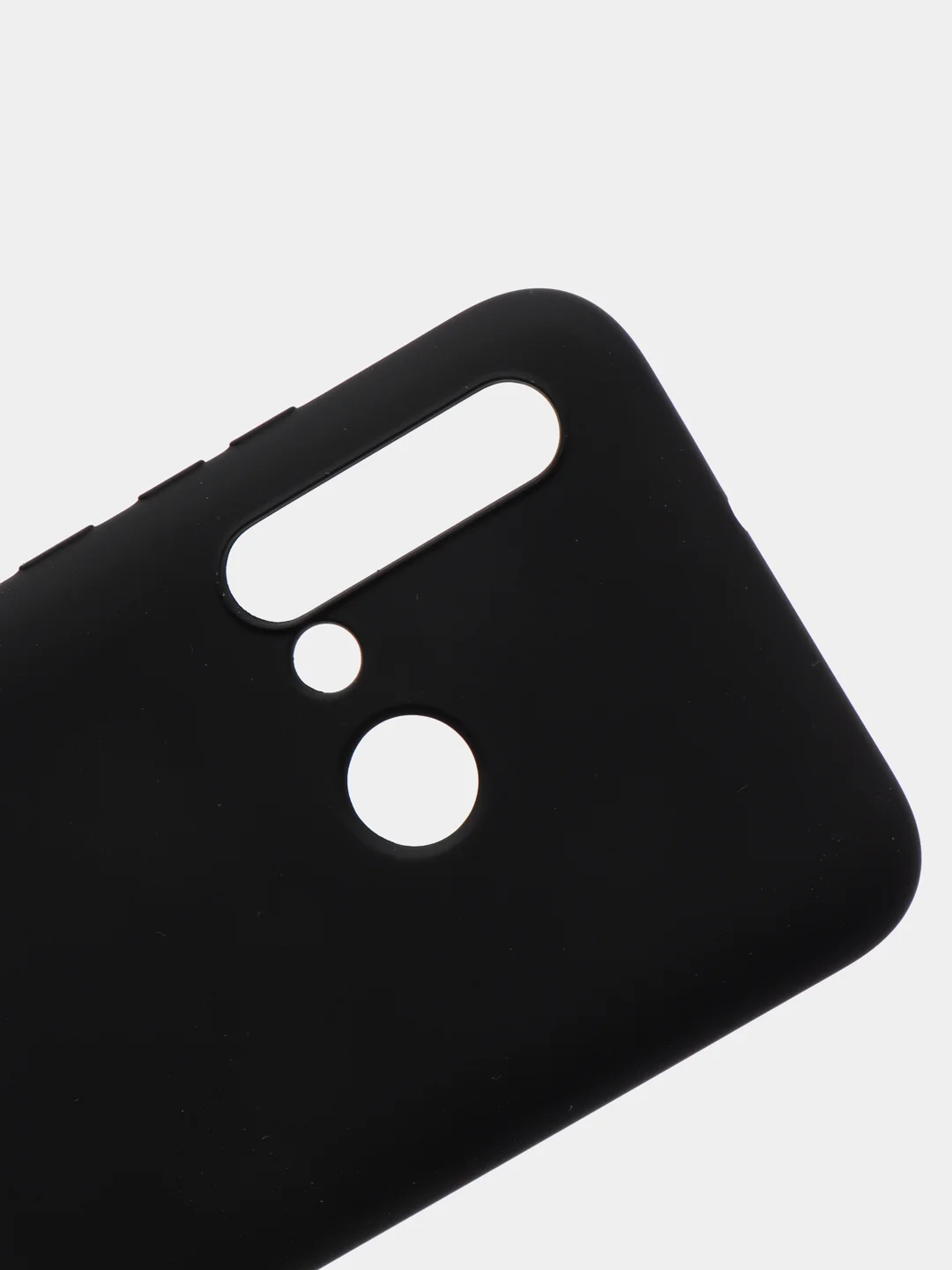 Черный защитный силиконовый чехол Silicone Cover HUAWEI P20 LITE/NOVA 5