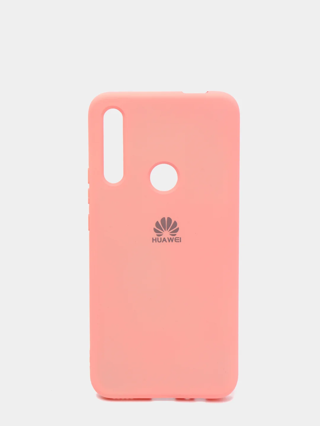 Кораллово-розовый защитный силиконовый чехол Silicone Cover HUAWEI P SMART Z